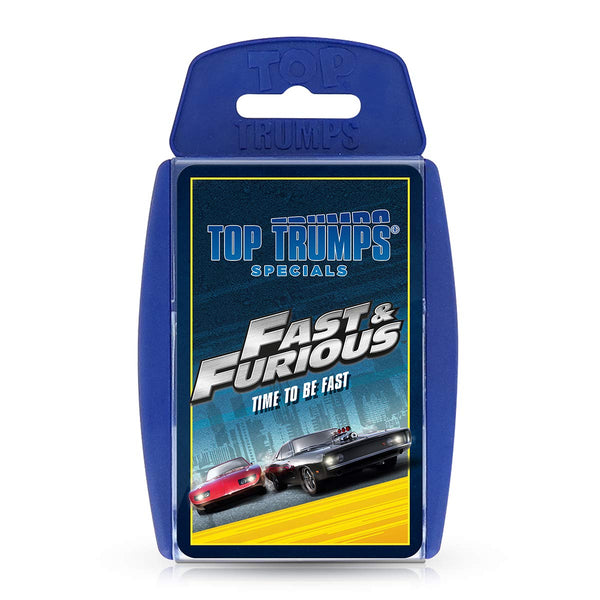 Top Trumps Specials Fast and Furious Card Game, play with cars from the movies including the Dodge Ice Charger, Lykan Hypersport, International MXT – MVA, gift and toy for boys and girls aged 6 plus