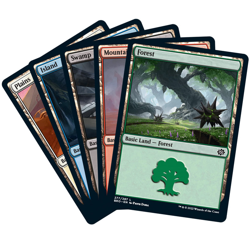 Magic The Gathering The Brothers’ War Gift Bundle, 8 Set Boosters + 1 Collector Booster + Accessories, D03140000, Multicolor