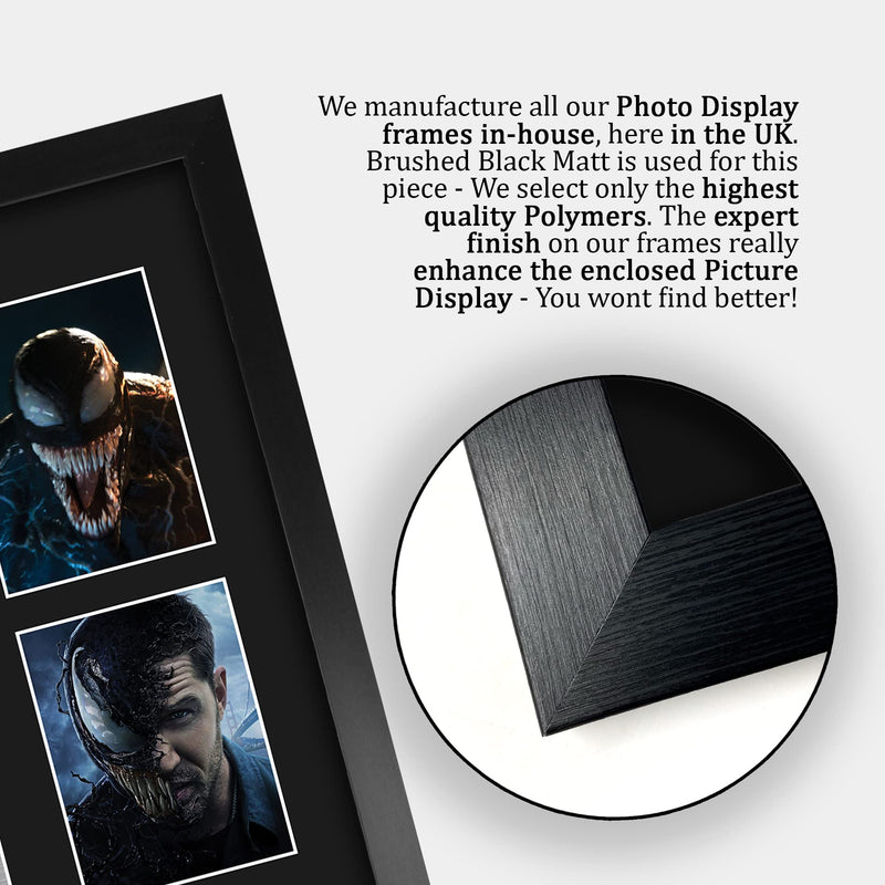 HWC Trading FR A3 Tom Hardy Venom Gifts Printed Signed Autograph Picture for Movie Memorabilia Fans - A3 Framed