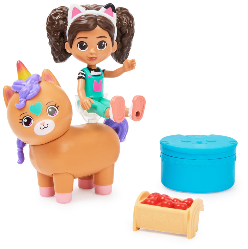 Gabby's Dollhouse, Gabby Girl and Kico the Kittycorn Toy Figures Pack, with Accessories and Surprise Kids’ Toys for Ages 3 and up