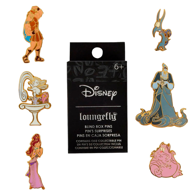 Loungefly DISNEY HERCULES 25TH BLIND BOX PINS - Hercules - Hercules - Blind Box Enamel Pins - Cute Collectable Novelty Brooch - For Backpacks & Bags - Gift Idea - Official Merchandise - Movies Fans