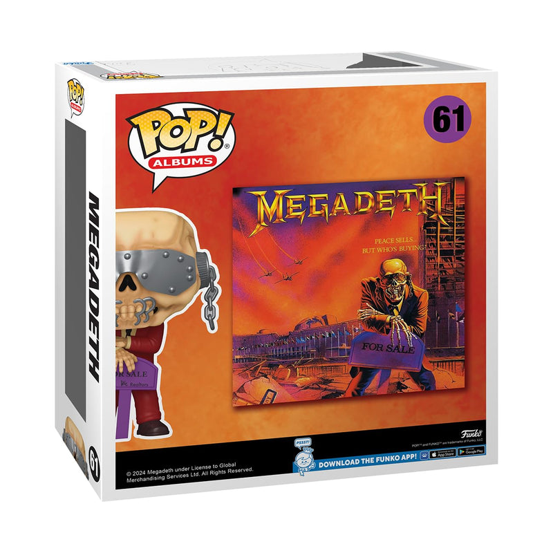 Funko Pop! Albums: Megadeth - PSBWB - Music - Collectable Vinyl Figure - Gift Idea - Official Merchandise - Toys for Kids & Adults - Music Fans - Model Figure for Collectors and Display