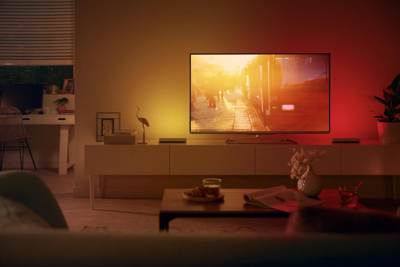 Philips Hue Play White and Colour Ambiance Smart Light Bar Double Pack Base Unit, Entertainment Lighting for TV and Gaming (Works with Alexa, Google Assistant and Apple HomeKit), White