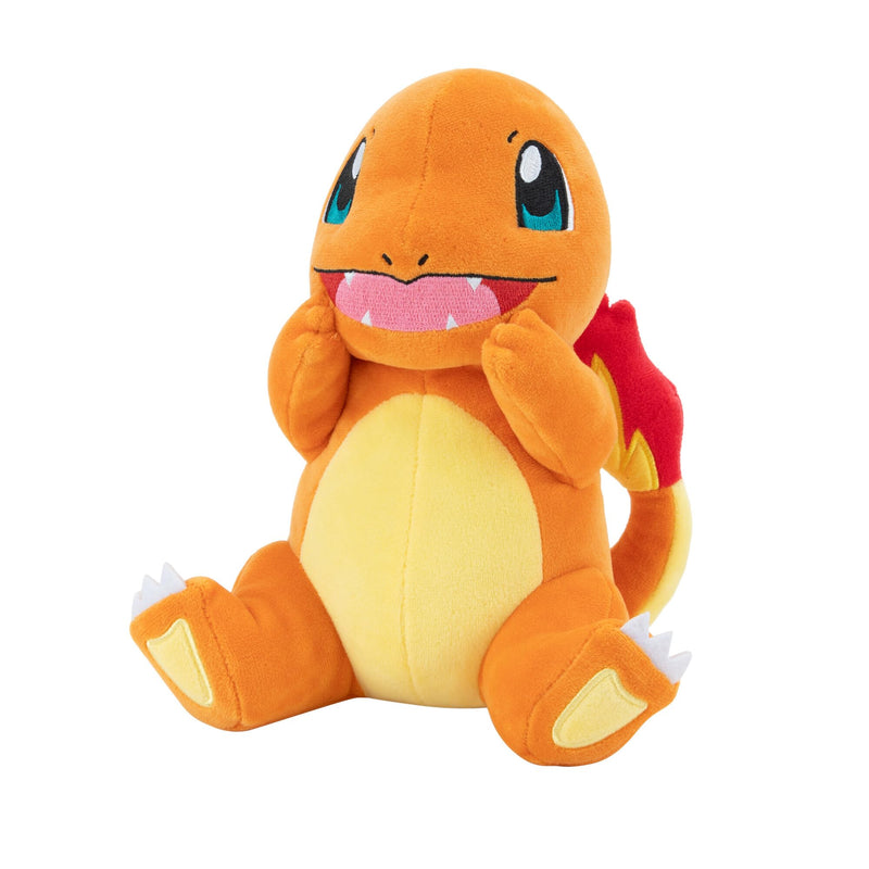 Pokémon Official & Premium Quality 8-inch Charmander Adorable, Ultra-Soft, Plush Toy, Perfect for Playing & Displaying-Gotta Catch ‘Em All