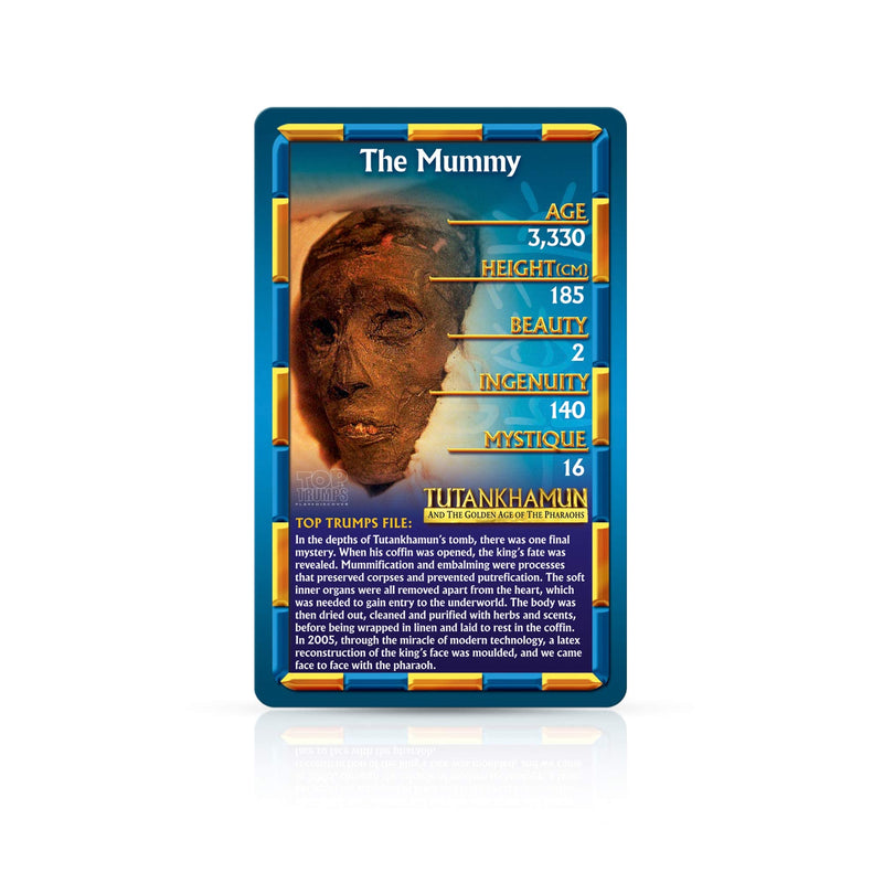 Top Trumps Ancient Egypt Card Game - Tutankhamun and the Golden Age of the Pharaohs