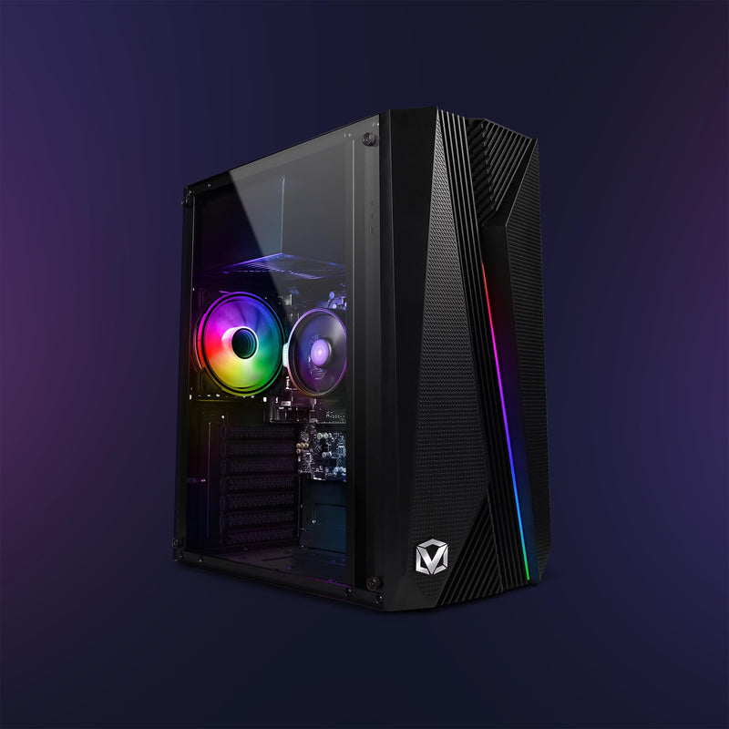 Vibox I-25 Gaming PC - Quad Core AMD Ryzen 3200G Processor - Radeon Vega 8 Graphics - 8GB RAM - 480GB SSD - Windows 11 - WiFi