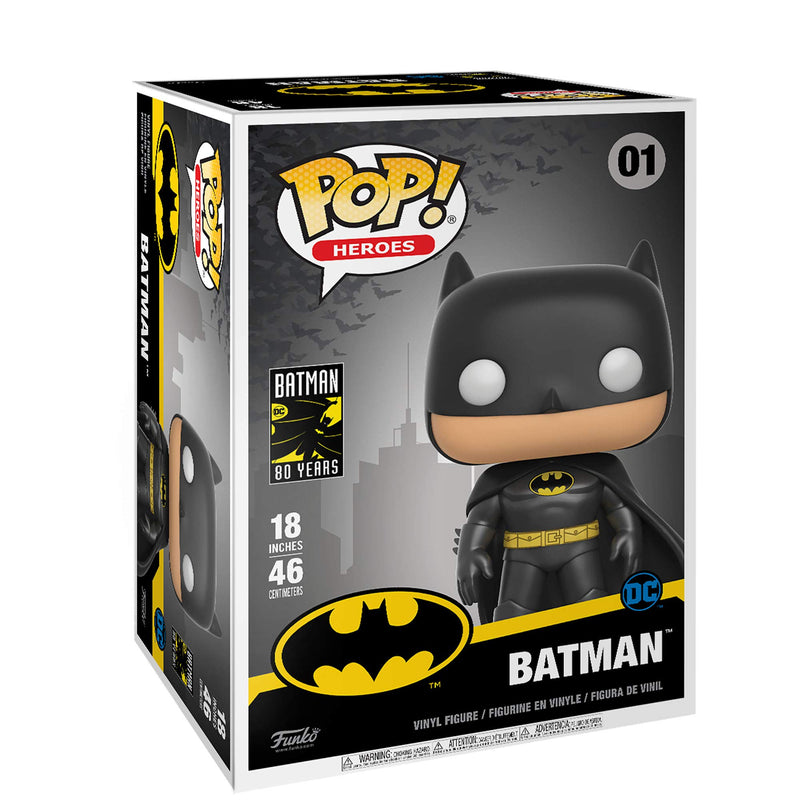 Funko Pop! Heroes: DC - 18" Batman - DC Comics - Collectable Vinyl Figure - Gift Idea - Official Merchandise - Toys for Kids & Adults - Comic Books Fans - Model Figure for Collectors and Display