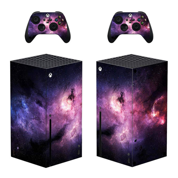 DolDer Skin Sticker/Slickwrap, Protective Skin for Xbox Series X Console and 2 Dualshock Controllers - 0379