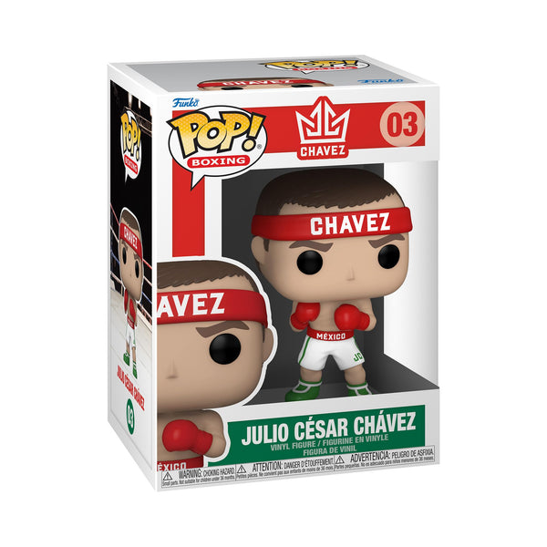 Funko POP! Boxing: Julio Cesar Chavez César Chávez - Julio Cesar Chavez - Collectable Vinyl Figure - Gift Idea - Official Merchandise - Toys for Kids & Adults - Sports Fans