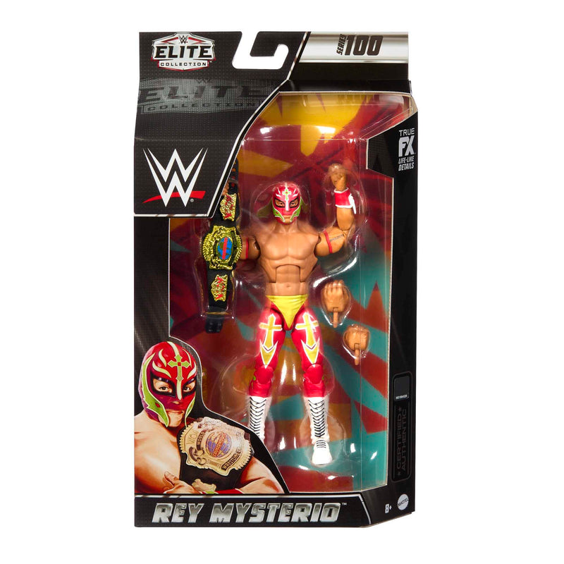 Mattel WWE Action Figures | WWE Elite Rey Mysterio Figure with Accessories | Collectible Gifts, HKN82