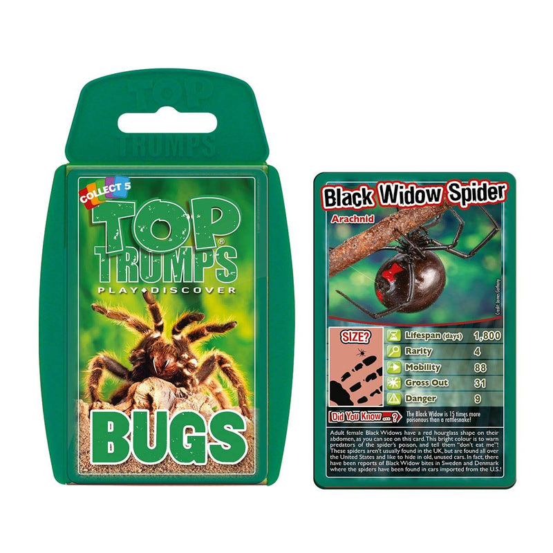 Top Trumps Creepy Crawlies 3 Pack Card Game Bundle