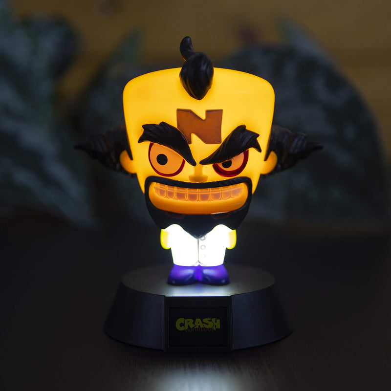 Paladone Mini Lamp Crash Bandicoot Doctor Neo Cortex Officially Licensed Collectable | Ideal For Kids Bedrooms, Office & Home | Pop Culture Gaming Merchandise,Multi-colour