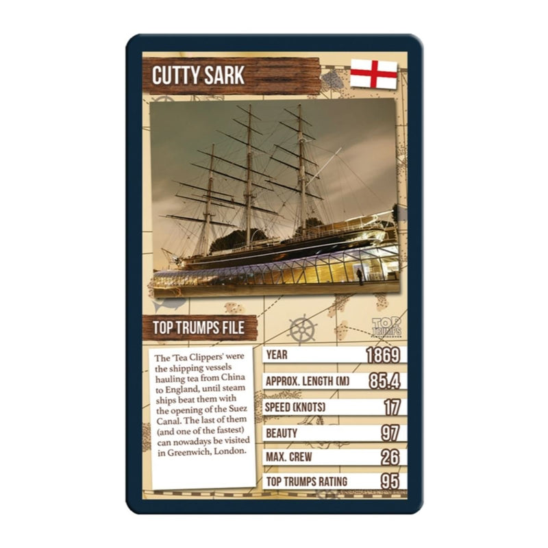 World Famous Ships Top Trumps Card Game