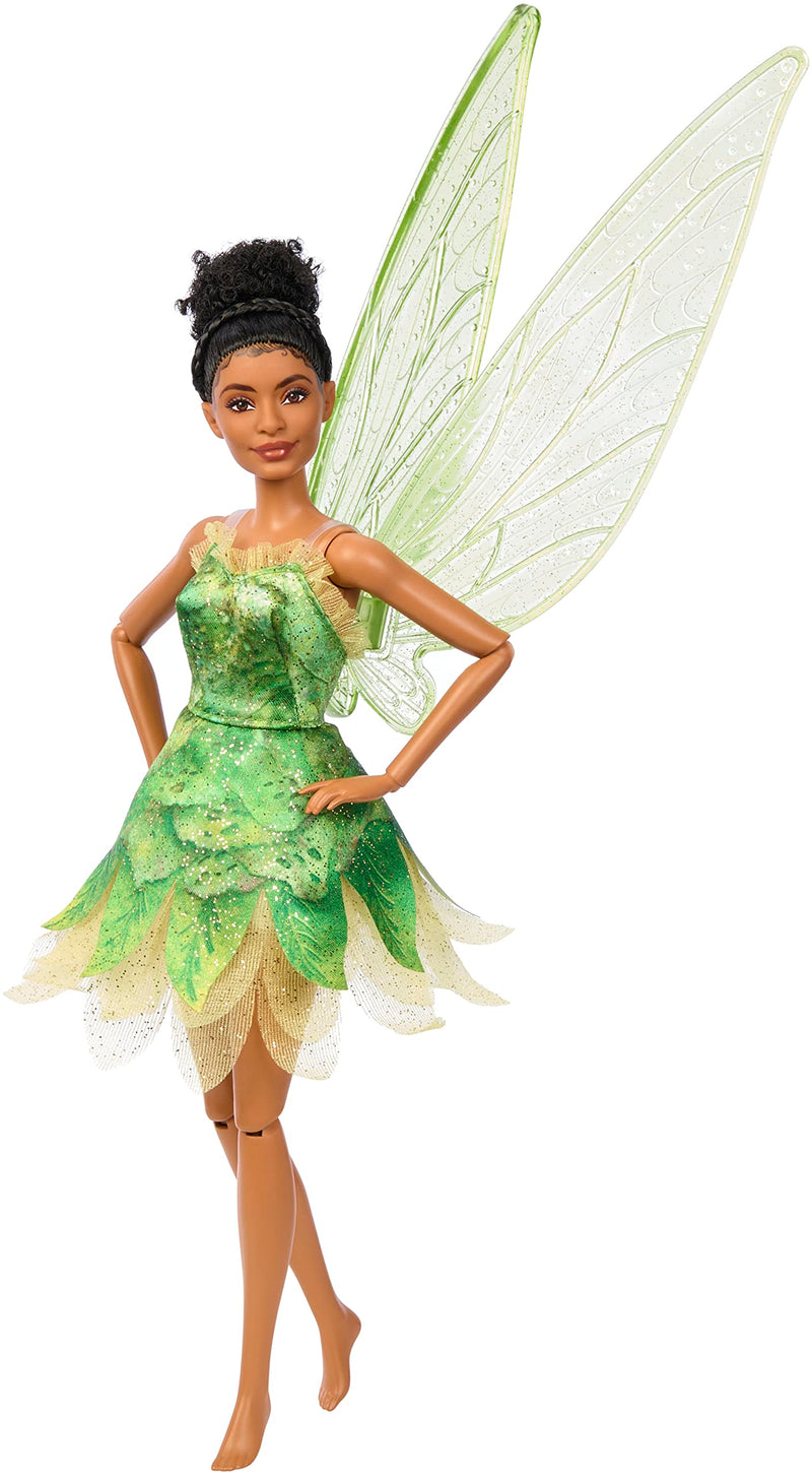 Mattel Disney Movie Peter Pan & Wendy Toys, Tinker Bell Fairy Doll with Wings Inspired by Disney’s Peter Pan & Wendy, Gifts for Kids, HNY37