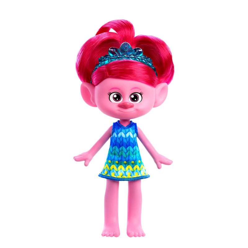 Mattel Trolls Band Together Trendsettin’ Fashion Dolls, Queen Poppy with Vibrant Hair & Accessory, Toys Inspired by the Movie, HNF13