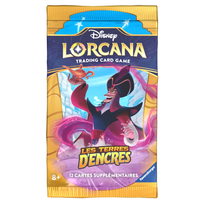 Ravensburger Disney Lorcana TCG Les Terres d'Inks Trading Card Game TCG Display 24 Boosters from 8 Years French Version