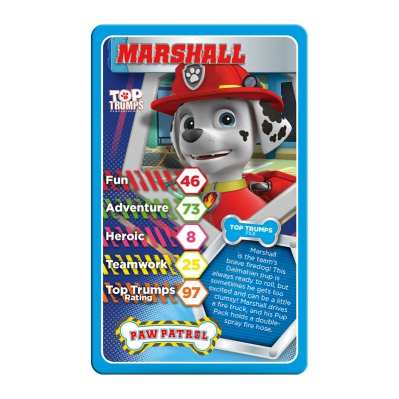 Paw Patrol Top Trumps Card Game