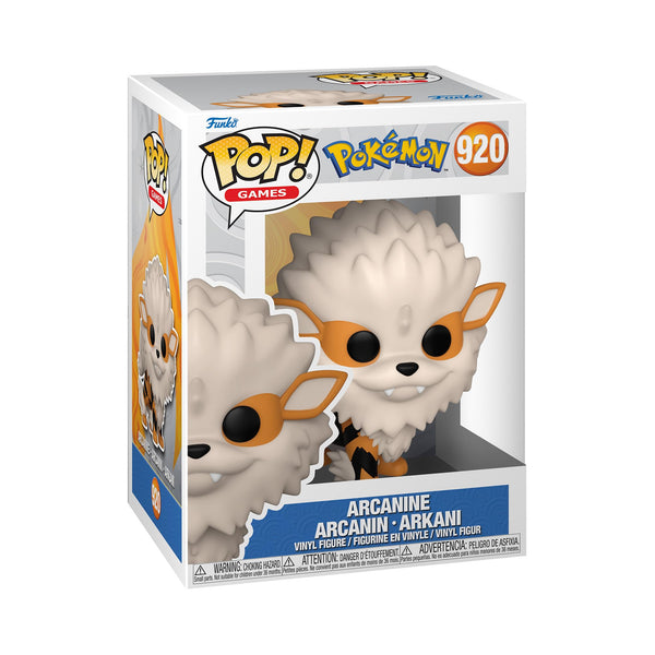 Funko POP! Games: Pokemon - Arcanine - Collectable Vinyl Figure - Gift Idea - Official Merchandise - Toys for Kids & Adults - Video Games Fans - Model Figure for Collectors and Display