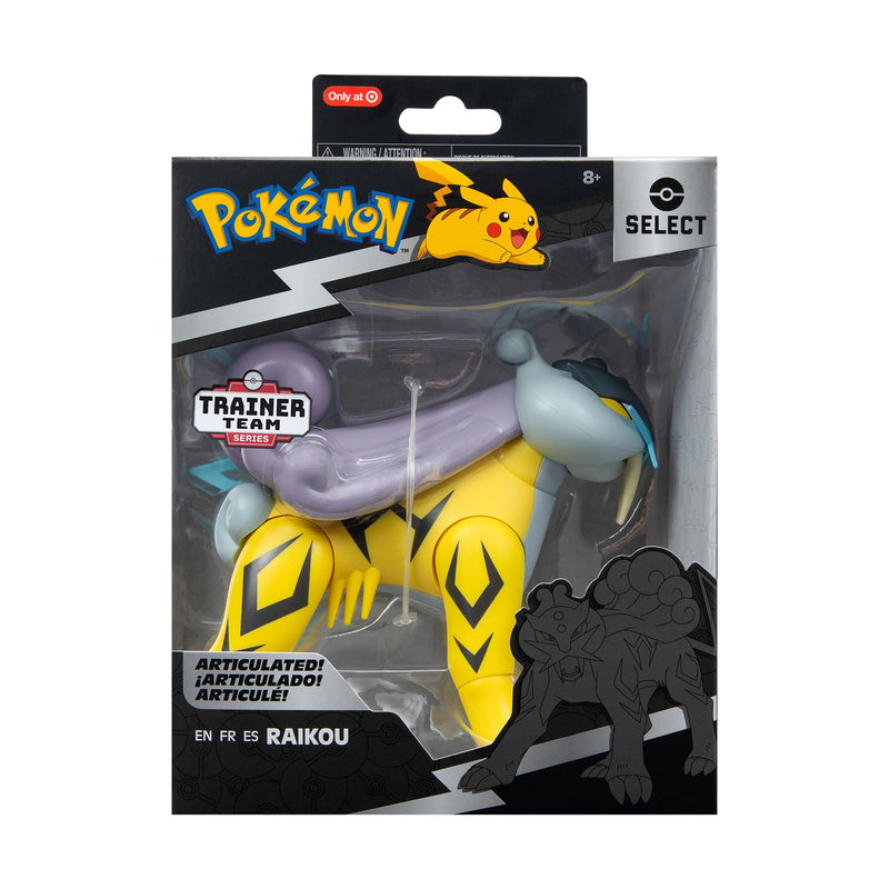 Pokémon Select Raikou Super-Articulated 6-inch - Authentic Details Select Series