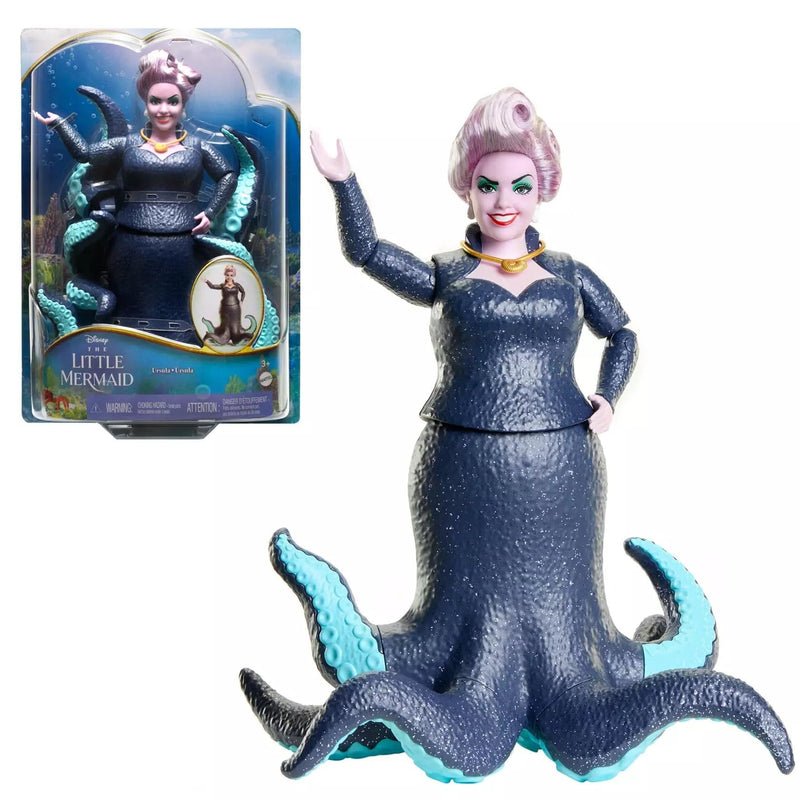 Mattel Disney The Little Mermaid, Ursula Fashion Doll and Accessory, Toys Inspired by Disney’s The Little Mermaid, HLX12