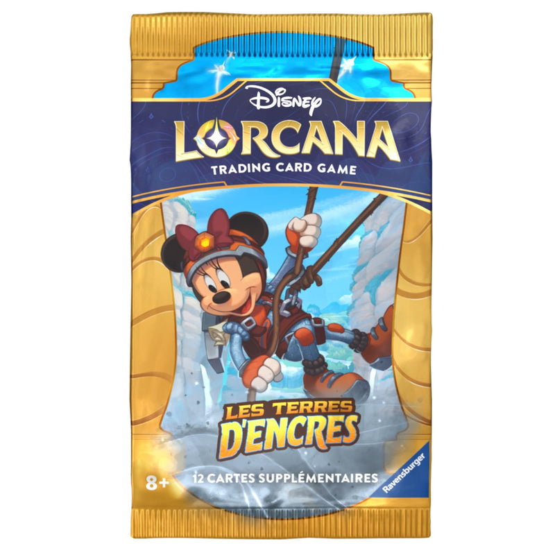 Ravensburger Disney Lorcana TCG Les Terres d'Inks Trading Card Game TCG Display 24 Boosters from 8 Years French Version