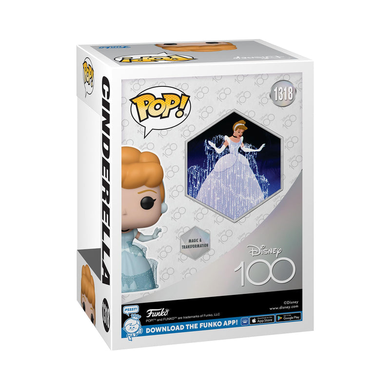 Funko Pop! Disney: Disney 100 - Cinderella - Collectable Vinyl Figure - Gift Idea - Official Merchandise - Toys for Kids & Adults - Movies Fans - Model Figure for Collectors and Display