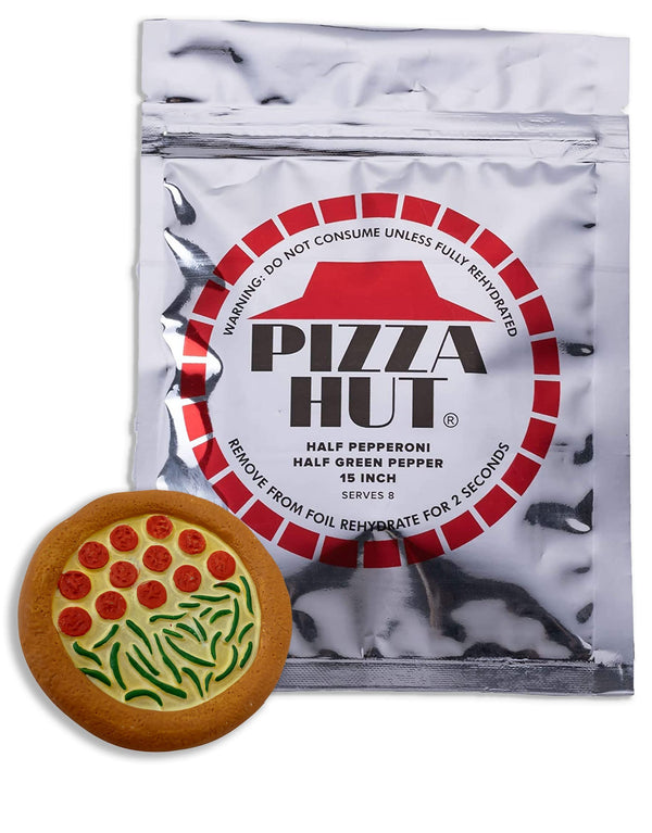 ASVP Shop Back To The Future Movie Props - Pizza Hut - Silver Packaging Bag - Memorabilia Merchandise