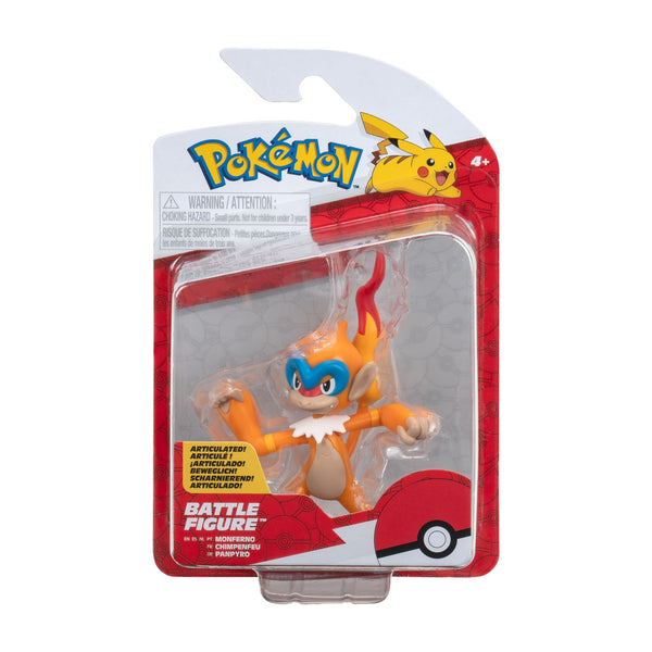 POKEMON PKW3010 Monferno Battle Figure, Mutli