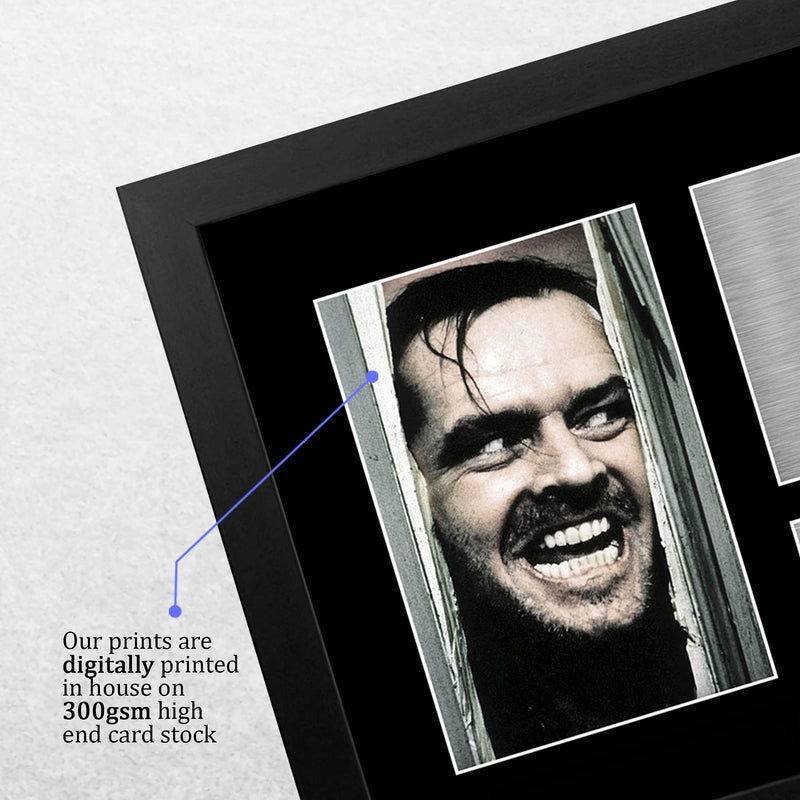 HWC Trading FR A4 Jack Nicholson The Shining Gifts Printed Signed Autograph Picture for Movie Memorabilia Fans - A4 Framed