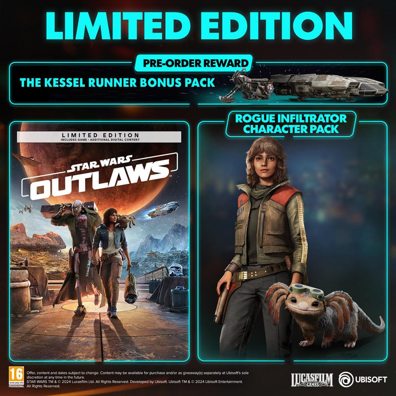 Star Wars Outlaws Limited Edition (Exclusive to Amazon.co.uk) (Xbox Series X)