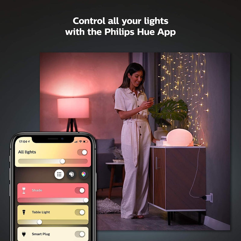 Philips Hue Smart Plug for Smart Home Automation. Works with Alexa, Google Assistant and Apple Homekit, White