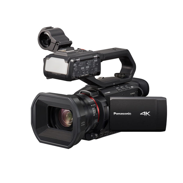 Panasonic HC-X2000E Lightest 4K Professional Camcorders with Wide-Angle 25 mm Lens, 24x Optical Zoom and Detachable Handle