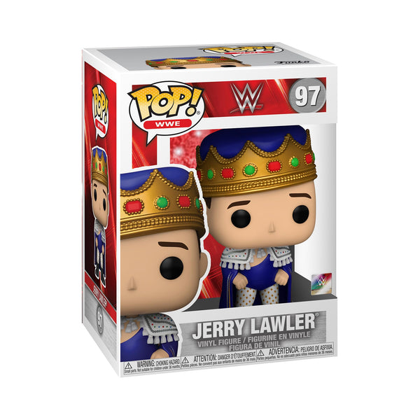 Funko POP! WWE: Jerry Lawler - Metallic - Collectable Vinyl Figure - Gift Idea - Official Merchandise - Toys for Kids & Adults - Sports Fans - Model Figure for Collectors and Display