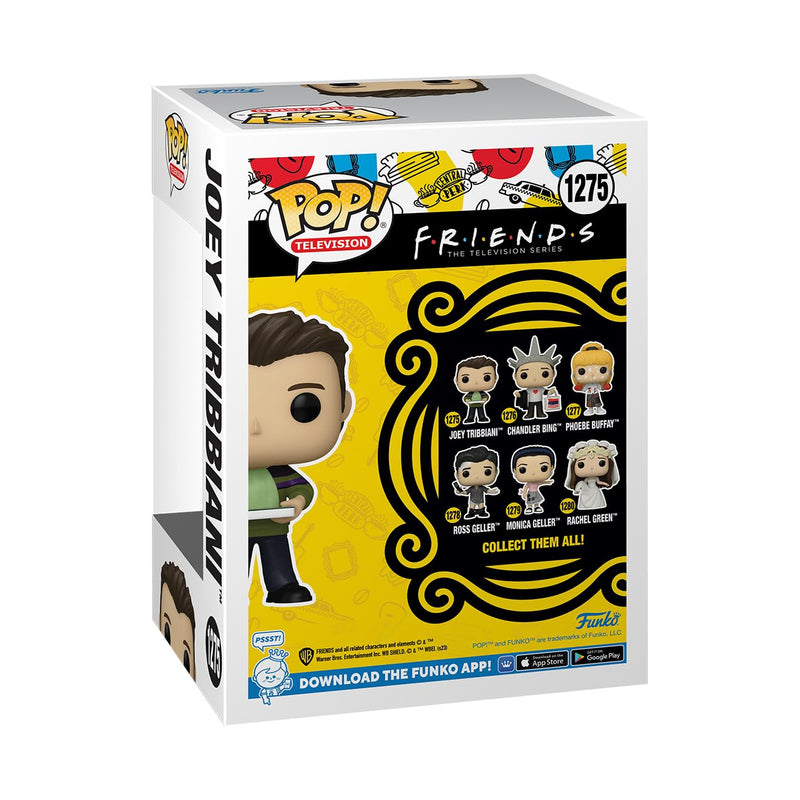 Funko POP! TV: Friends - Joey Tribbiani With Pizza - Collectable Vinyl Figure - Gift Idea - Official Merchandise - Toys for Kids & Adults - TV Fans - Model Figure for Collectors and Display