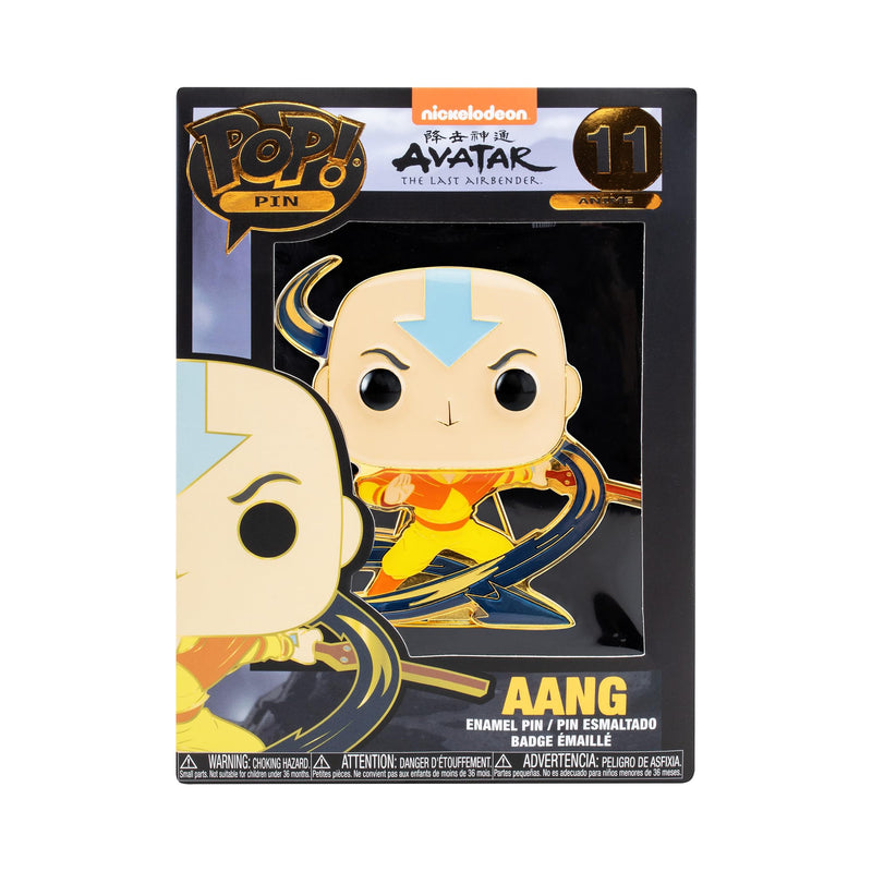 Funko Enamel Pin: Aang - 1/6 Odds for Rare Chase Variant - 1 In 12 Chance You May Find the Chase - Avatar: the Last Airbender Enamel Pins - Cute Collectable Novelty Brooch - for Backpacks