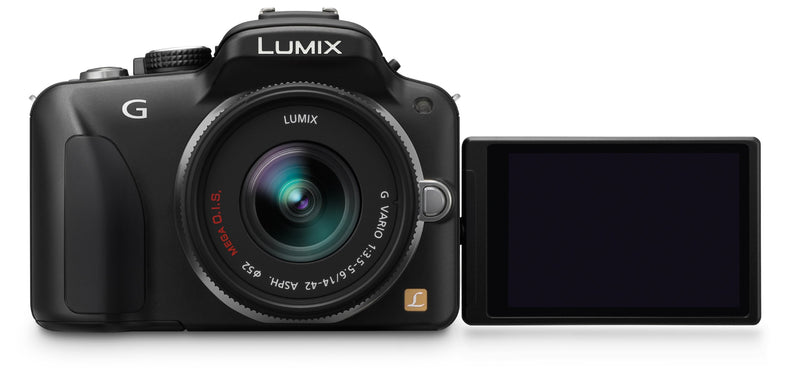 Panasonic Lumix DMC-G3KEG-K System Camera 16 Megapixels 7.5 cm (3 Inch) Touchscreen Electronic Viewfinder Housing Black Includes Lumix G Vario 14-42 mm Lens