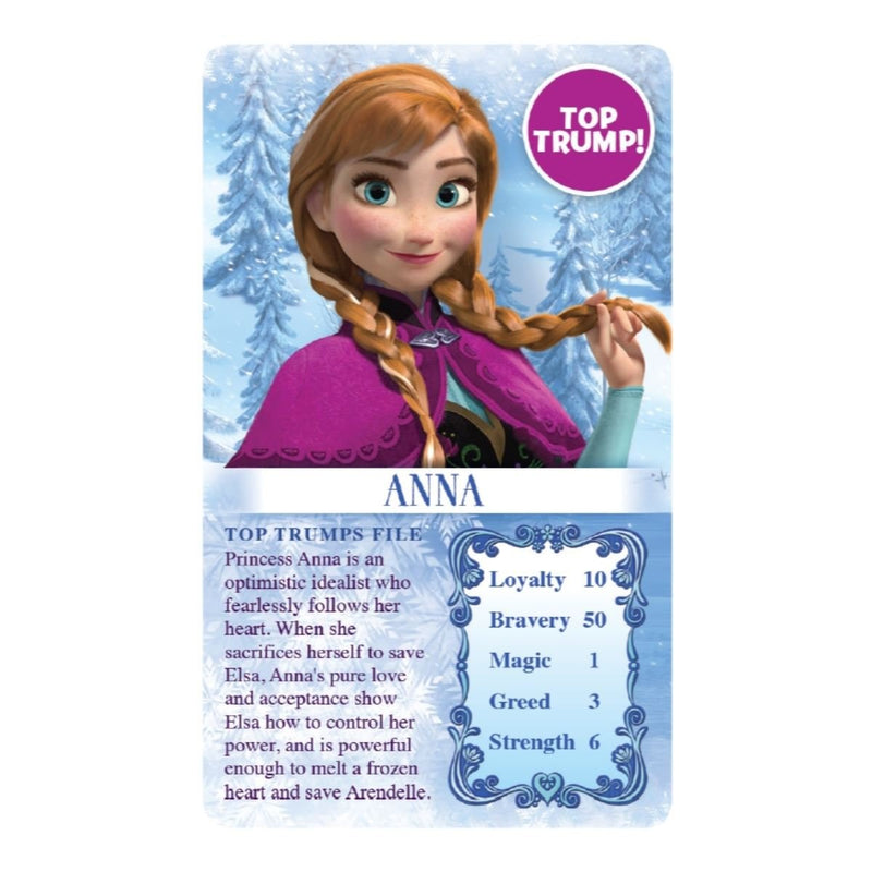 Frozen Top Trumps Card Game