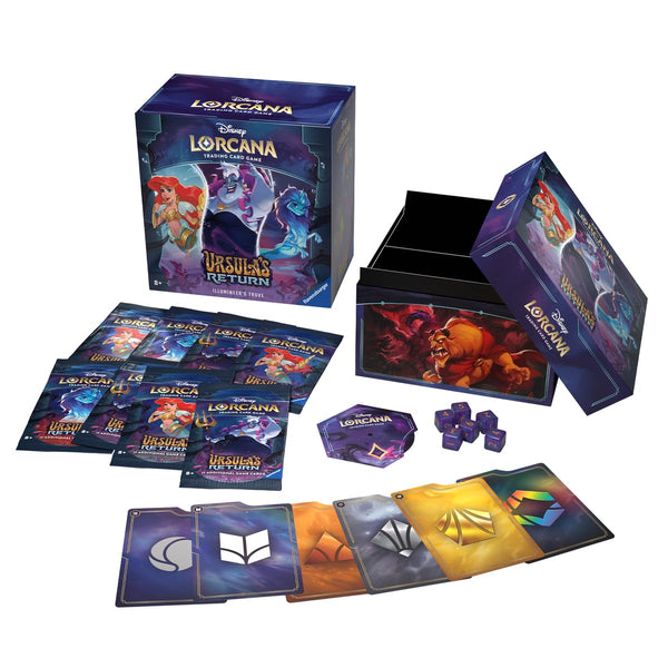 Ravensburger 11098352 Disney Lorcana Trading Card Game for Adults & Kids Age 8 Years Up-Illumineer's Trove Set 4: Ursula's Return-Collectable TCG, Multicolour, One Size