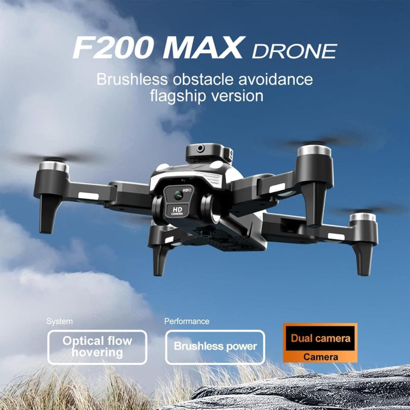 4K Brushless Motor Drone Aerial Photography Drone With Camera Versatile Quadcopter With Altitude Hold Headless Mode Camera Drone For Adults Foldable Remote Control Drone