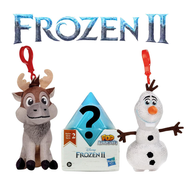 Hasbro Frozen 2 - Super Soft Gift Quality Plush Toy Keyclip & Blind Box Sets - Olaf & Sven