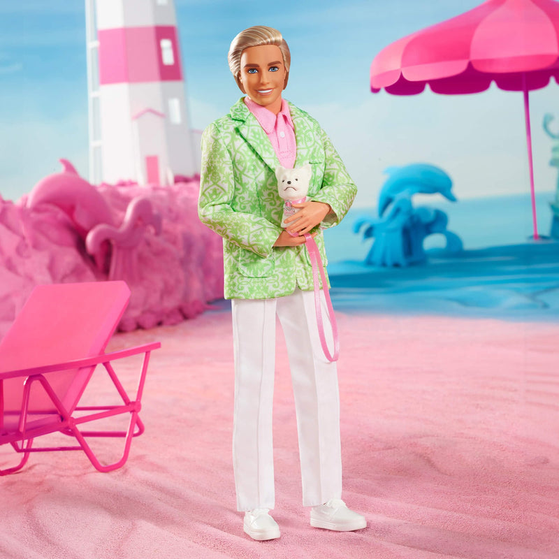 Barbie “Sugar’s Daddy” Ken Doll in Pastel Suit with Dog – Limited Edition The Movie Doll (Exclusive)