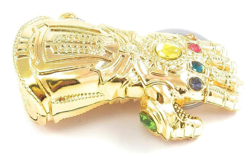 EZB Thanos Infinity Gauntlet Glove Keyring | Superhero Movie Memorabilia Keychain Gift Idea (Gold)