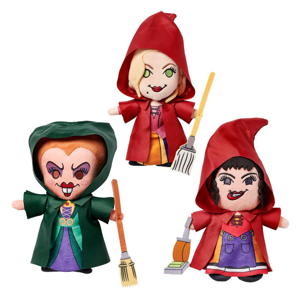 Disney Store Official Sanderson Sisters Plush Set – Hocus Pocus – Trio Set – Small 6 inch – Winifred, Sarah & Mary – Bewitching Halloween Magic – Collector's Special
