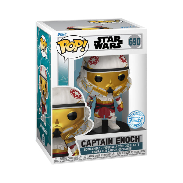 Funko Pop! Star Wars: Ahsoka - Captain Enoch - Amazon Exclusive - Collectable Vinyl Figure - Gift Idea - Official Merchandise - Toys for Kids & Adults - Model Figure for Collectors and Display