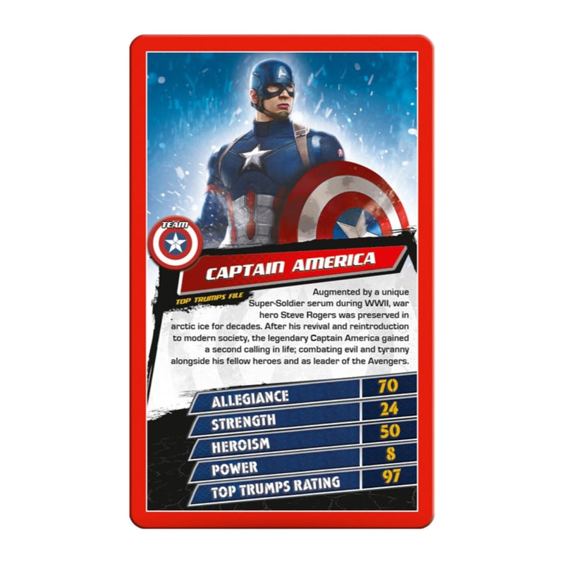 Captain America: Civil War Top Trumps Card Game