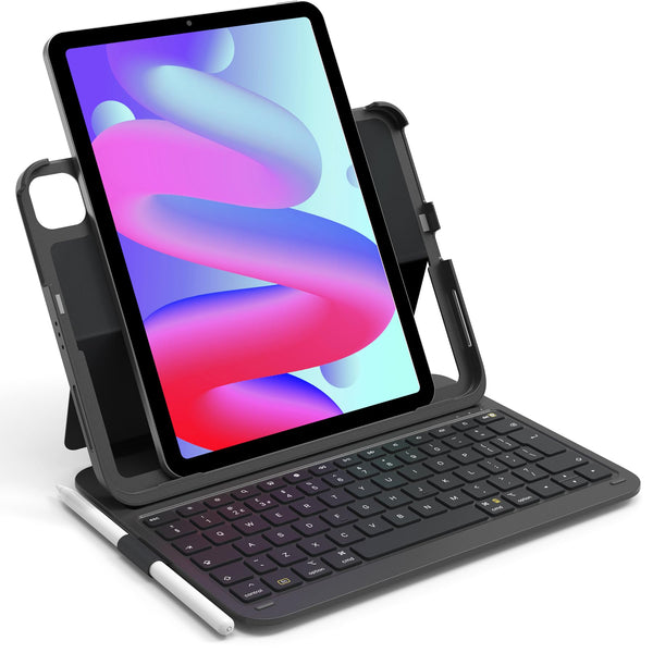 Inateck Ultra-Light iPad Keyboard Case for iPad 10 Gen 2022, iPad Air 5/4 (2022/2020) 10.9 inches, iPad Pro 11 4/3/2/1, QWERTY, BK2007, Black