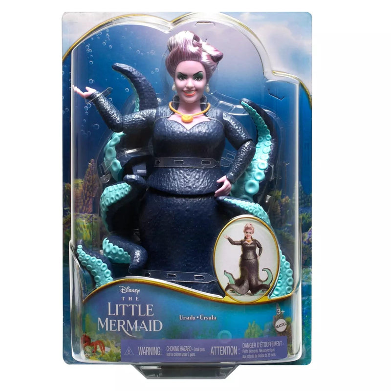 Mattel Disney The Little Mermaid, Ursula Fashion Doll and Accessory, Toys Inspired by Disney’s The Little Mermaid, HLX12