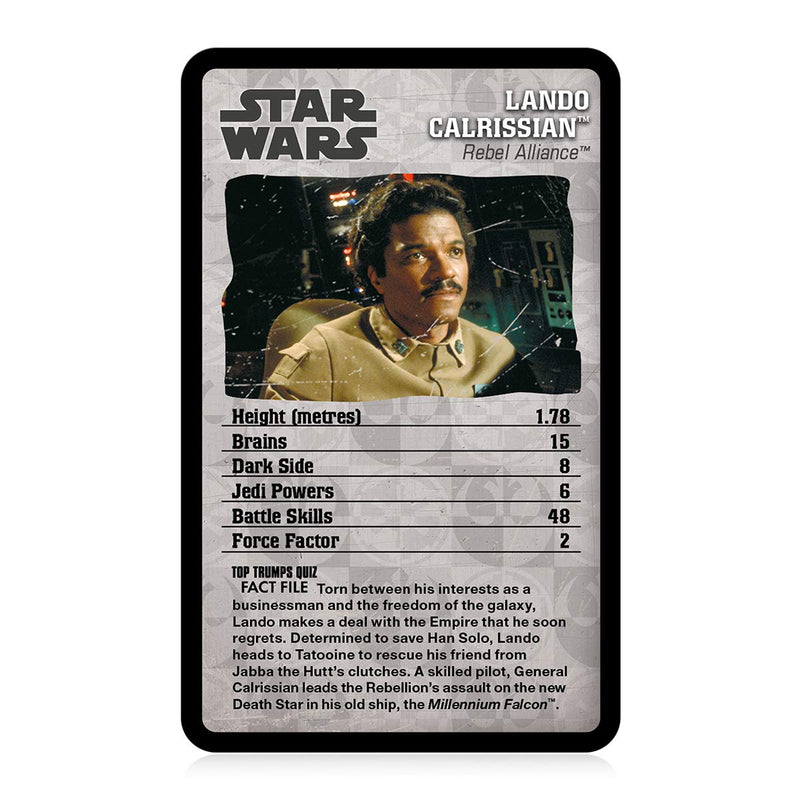 Top Trumps Star Wars Episodes 4-6 Specials Card Game, Play with Luke Skywalker, Darth Vader, Emperor Palpatine and Obi-Wan Kenobi, Educational for 2 plus players makes a great gift for ages 6 plus