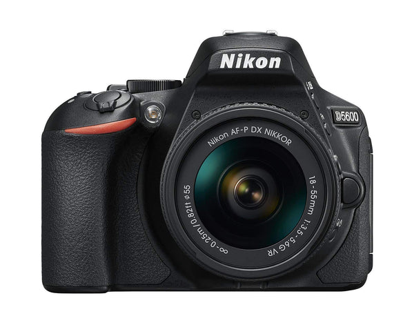 Nikon D5600 + AF-P 18-55 VR DSLR Camera - Black (Renewed)