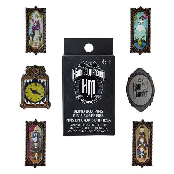 Loungefly Disney - Haunted Mansion - Blind Enamel Pin Purchase - Haunted Mansion Enamel Pins - Cute Collectable Novelty Brooch - for Backpacks & Bags - Gift Idea - Official Merchandise